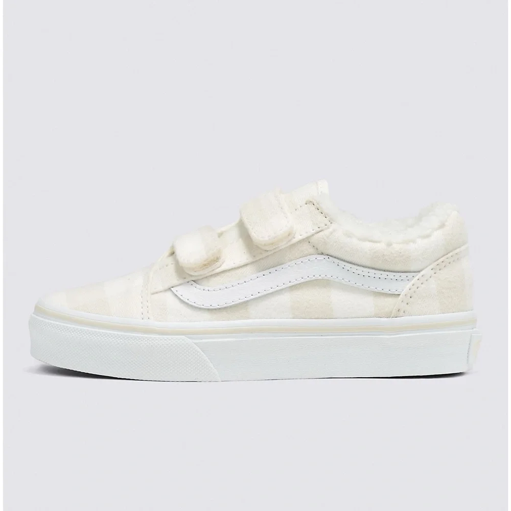 Vans Flannel Shearling Shoes Size 6.5